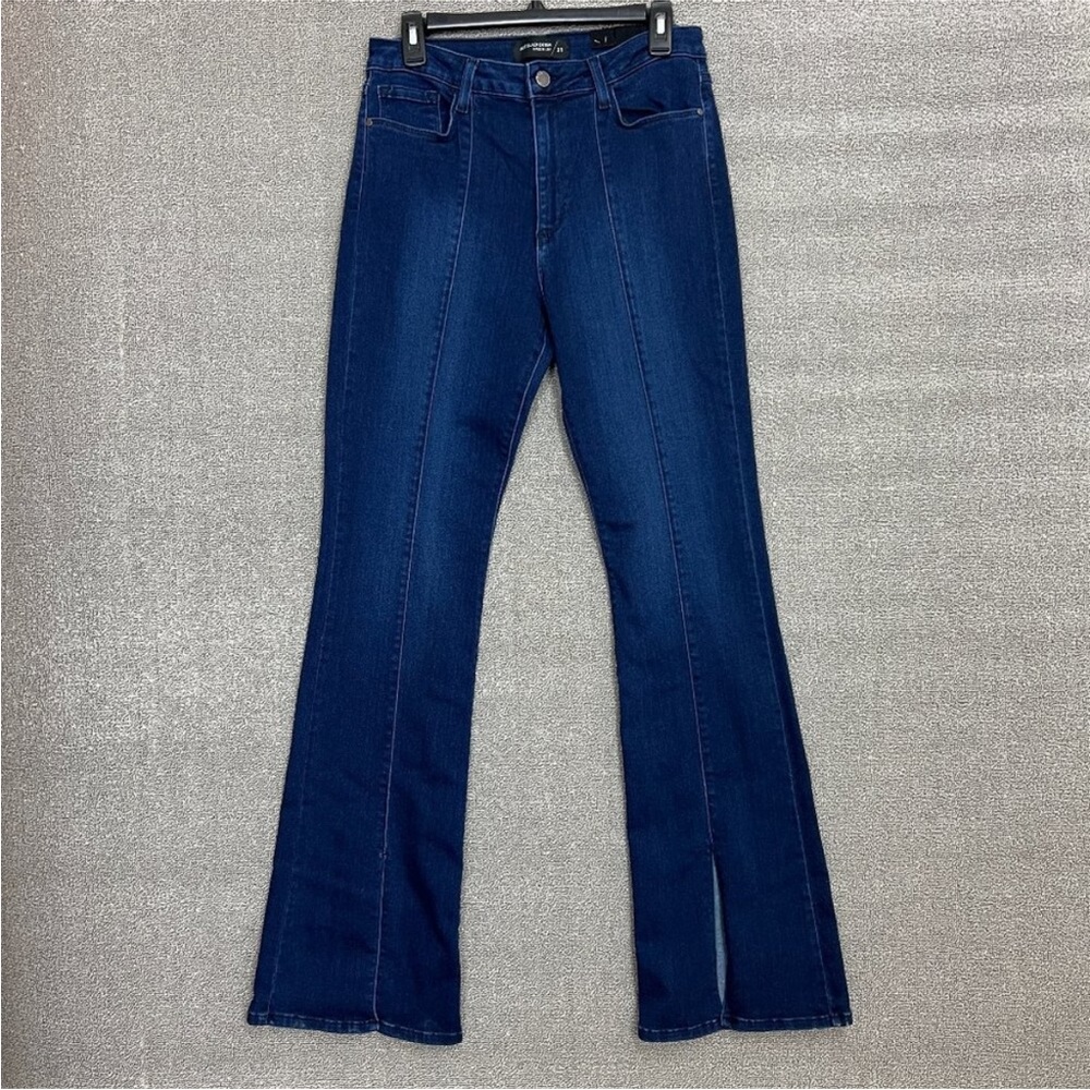 Just Black Denim Skyscraper Jeans Women's 31 Blue Bootcut High Rise 33'' Inseam